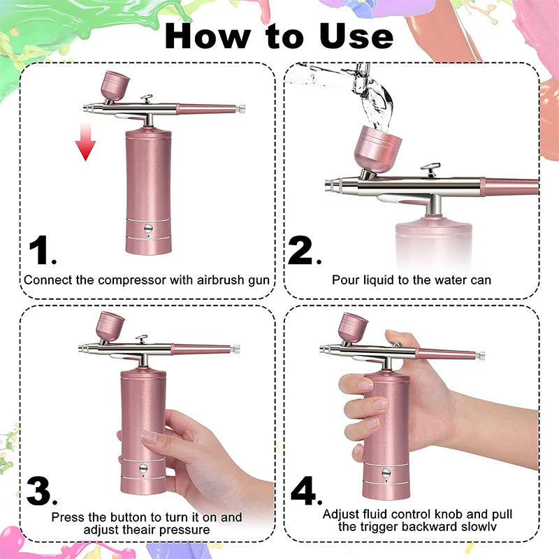 Spray Pro Rechargeable - Compresseur Sans Fil 2 Flacons